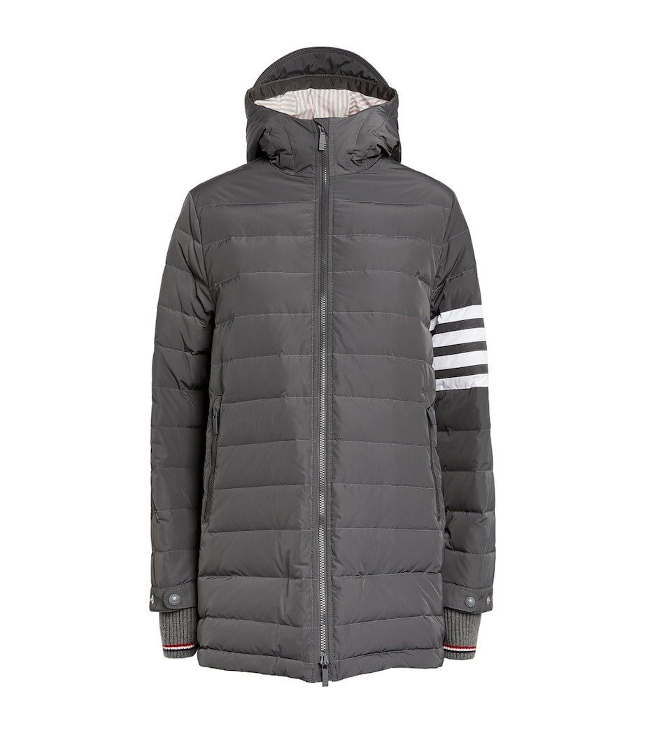 Grey Down-Filled Puffer Jacket