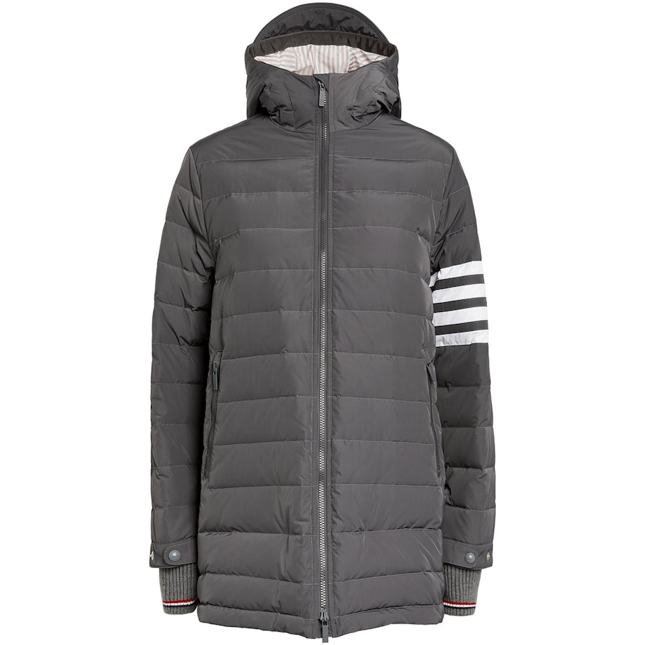 Grey Down-Filled Puffer Jacket