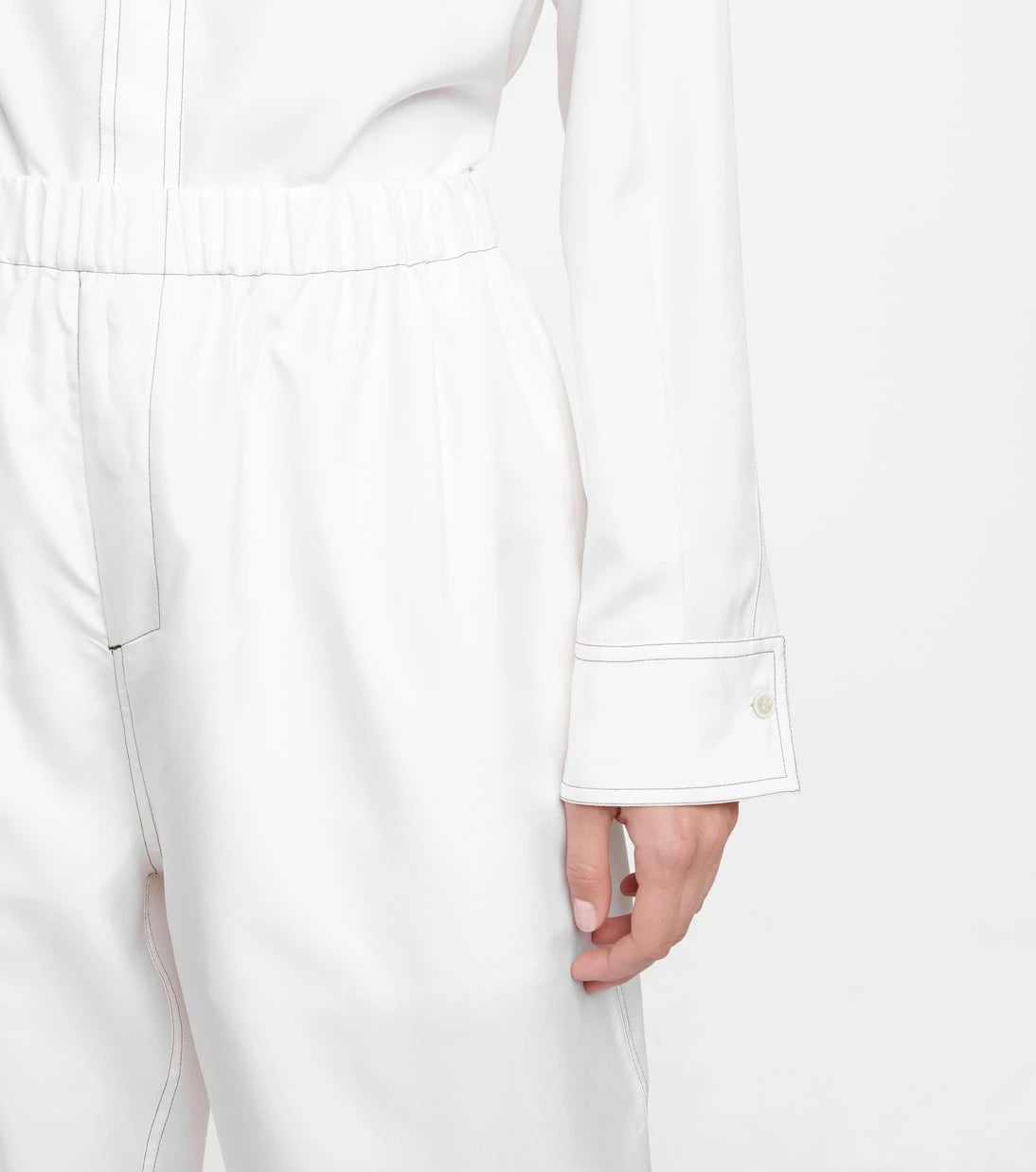 Wardrobe.NYC - Release 07 high-rise straight silk pants