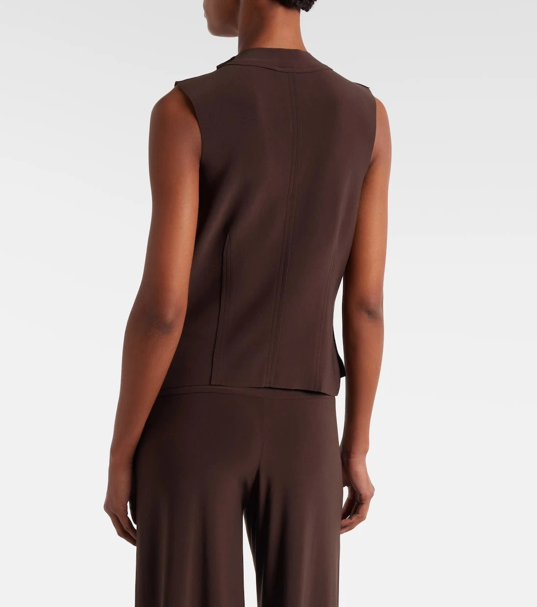 Norma Kamali - Crêpe vest