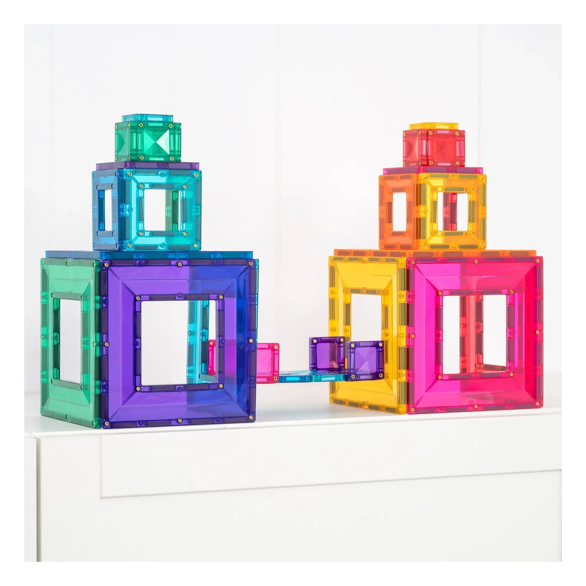 Connetix - Bright Portal pack - 48 pieces | Rainbow
