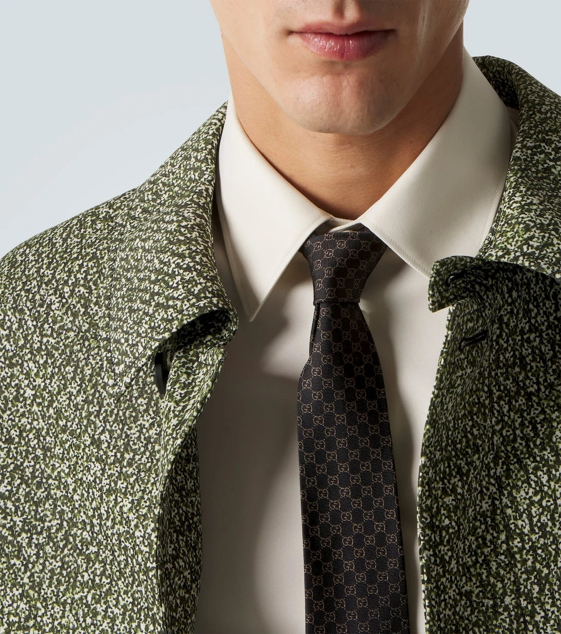 Gucci - GG silk jacquard tie