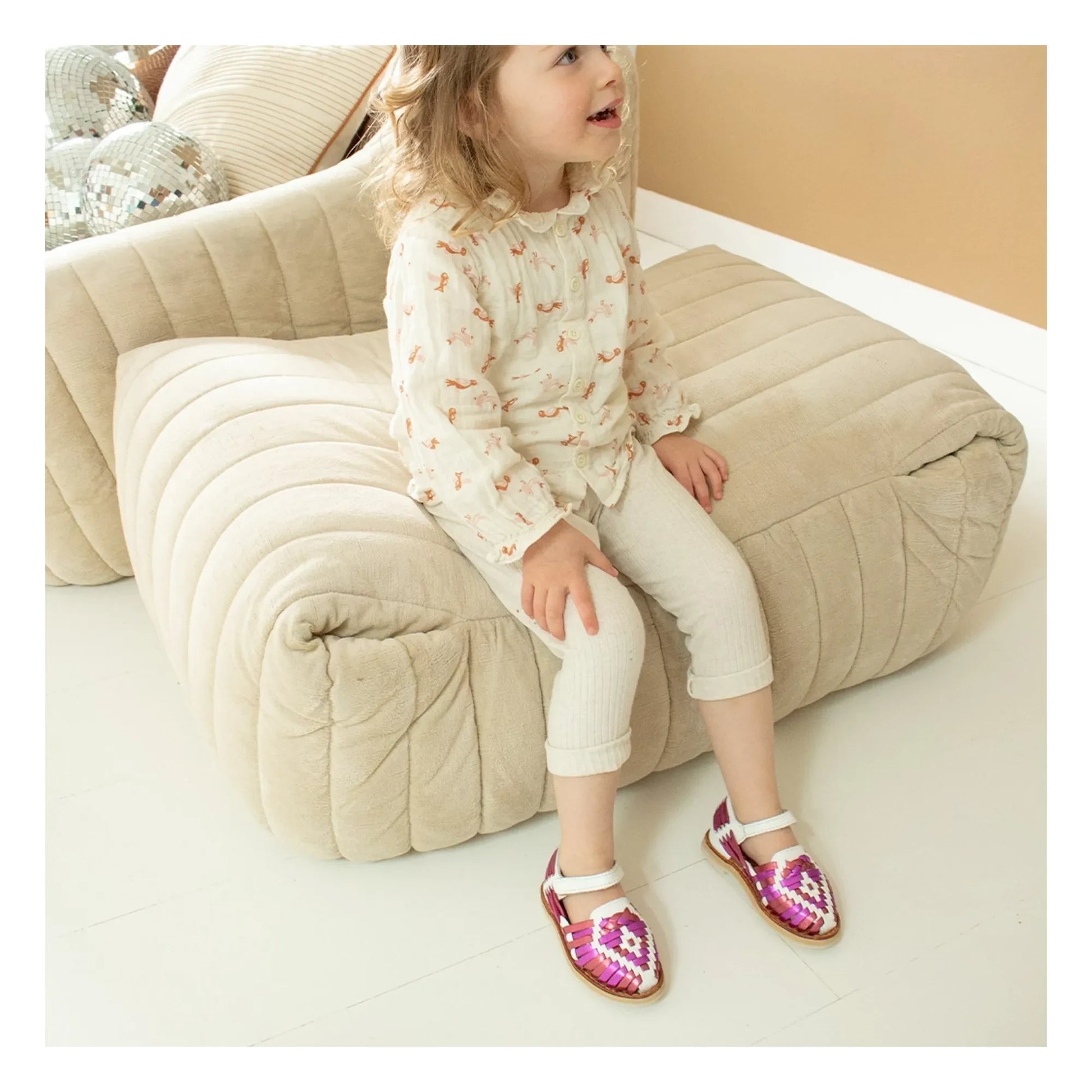 Mapache - Alegria Multi Metallic Sandals | Pink