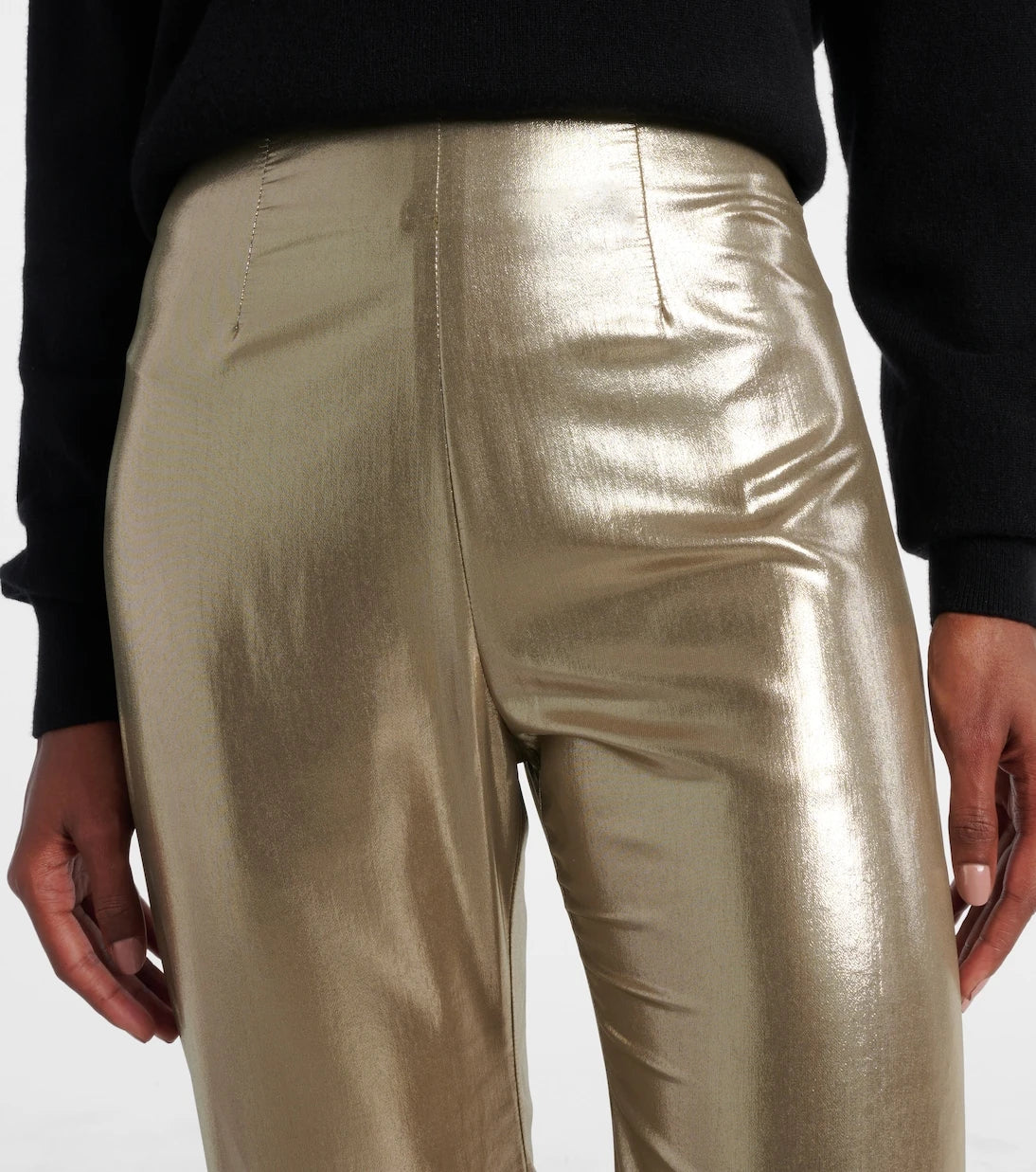Galvan - High-rise wide-leg pants