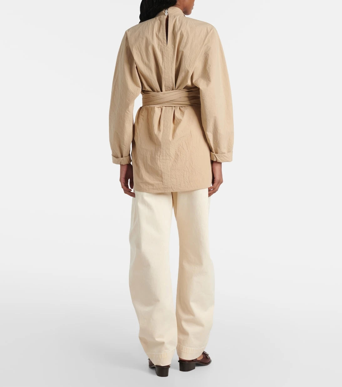 Lemaire - Belted cotton top
