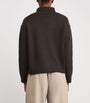 Brown Wool-Cashmere Nola Sweater