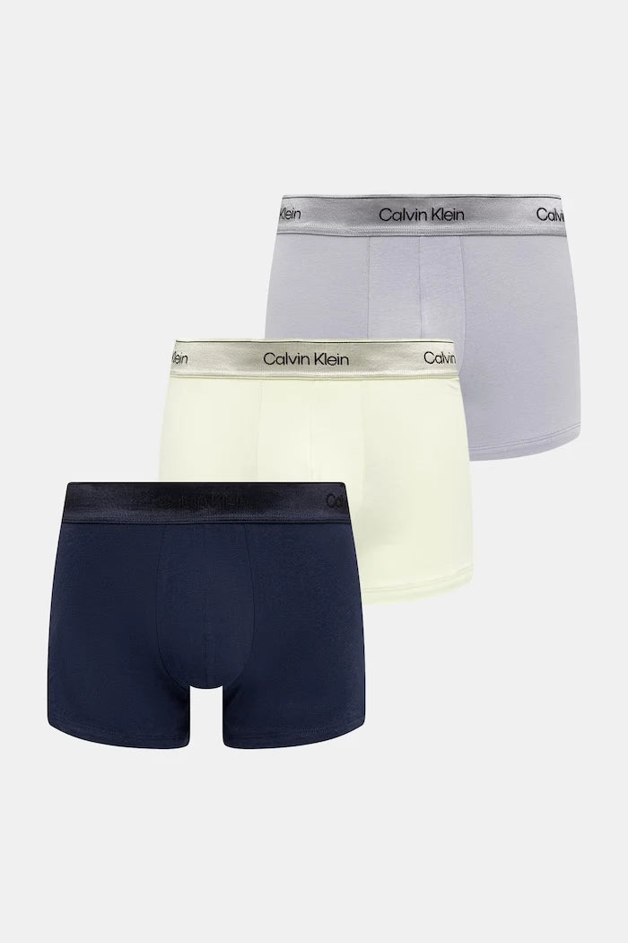 Calvin Klein Underwear боксерки мъжки от памук с еластан 3 броя