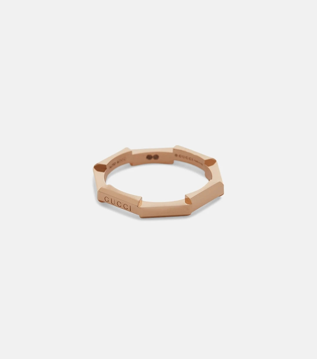 Gucci - Link to Love 18kt rose gold ring