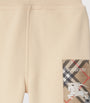 Burberry Kids Cotton Check-Label Sweatpants (6-24 Months)