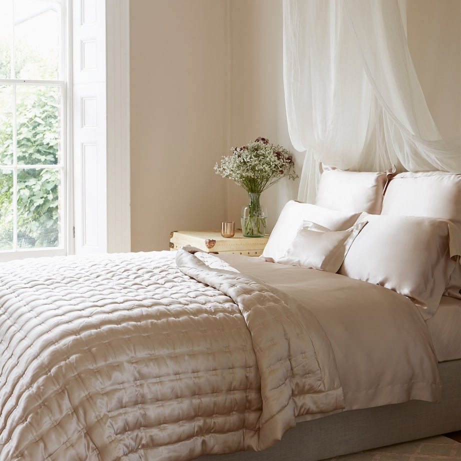 Silk Super King Fitted Sheet (180cm x 200cm)