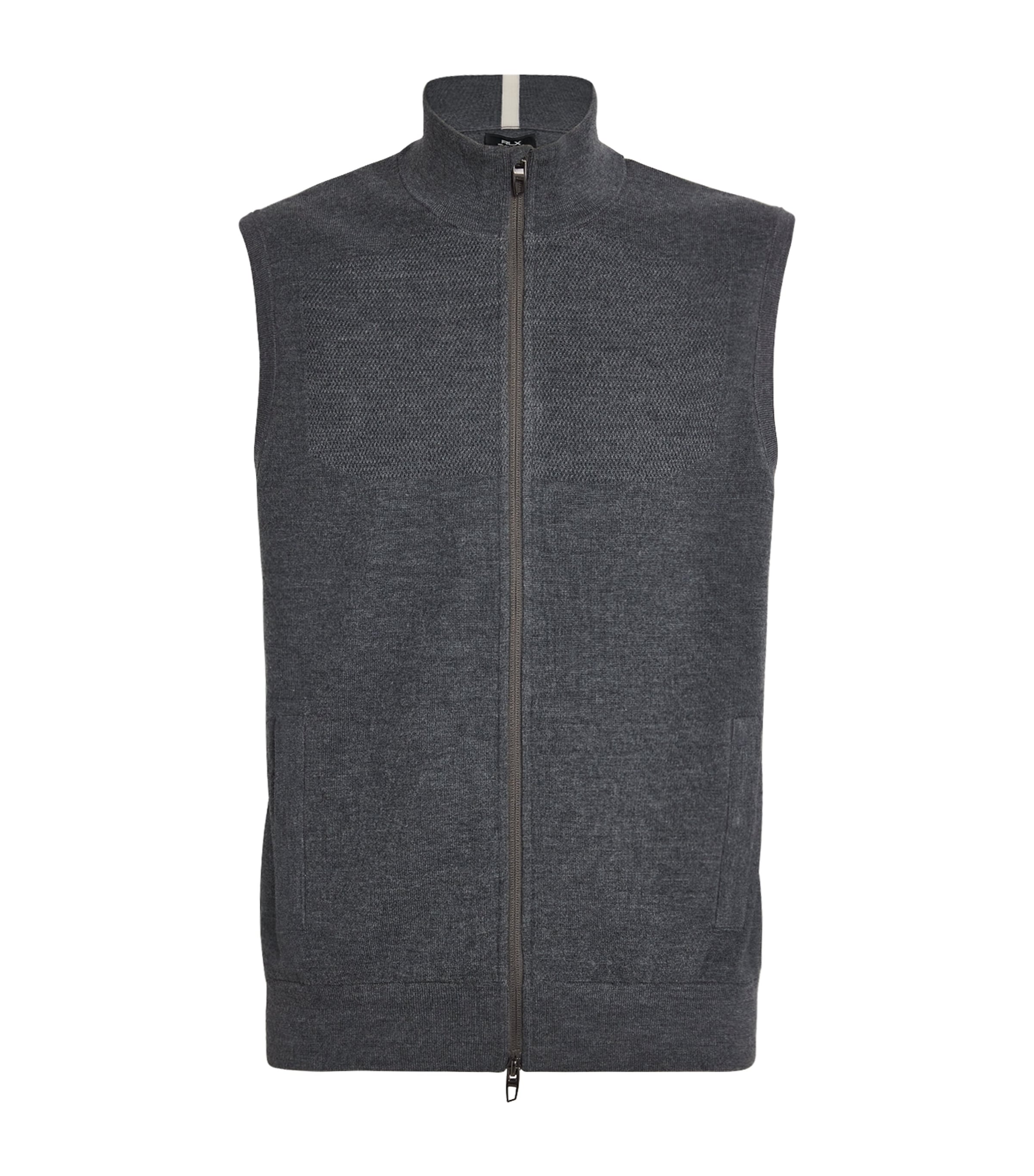 COOLMAX Zip-Up Sweater Vest