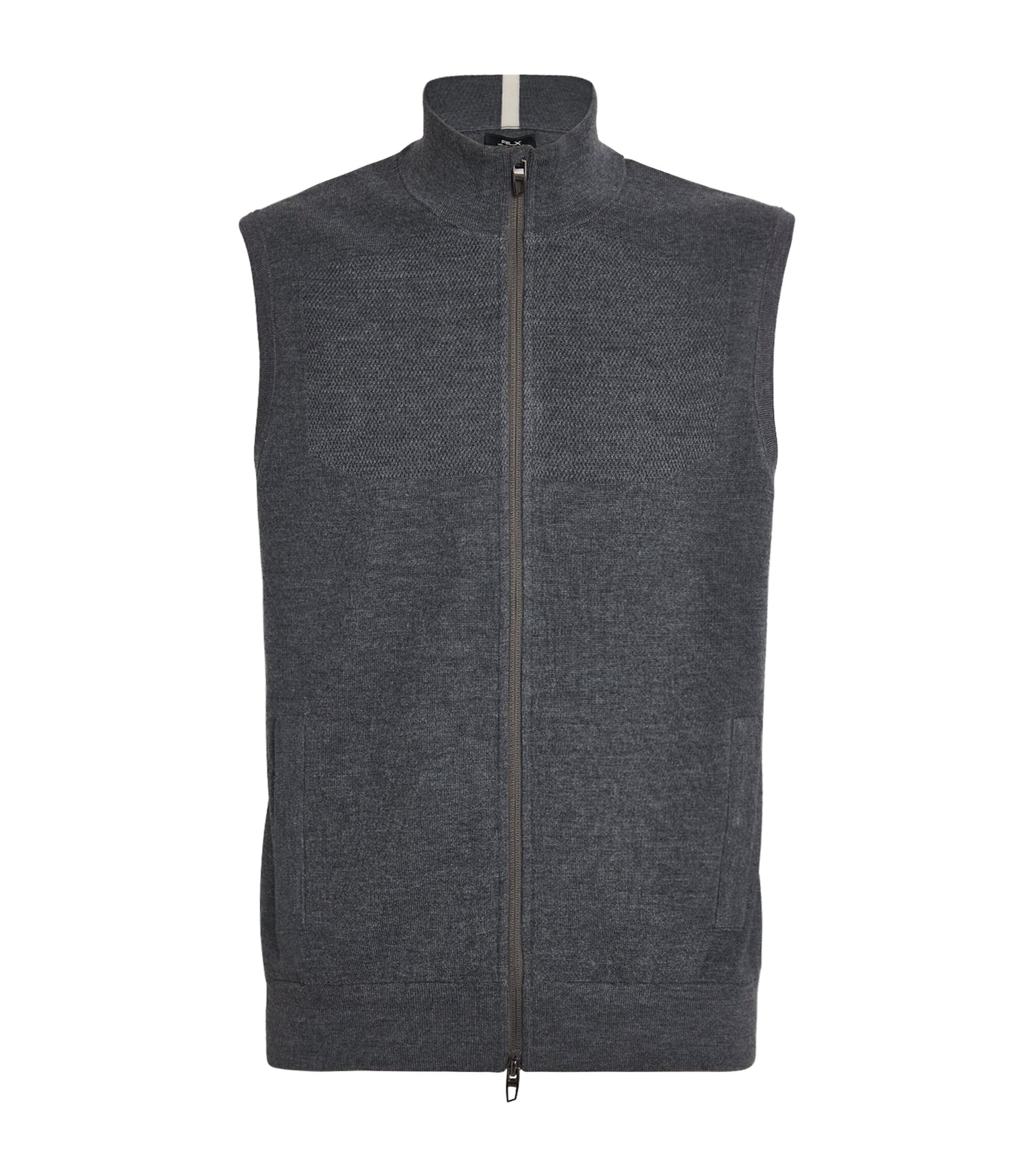 COOLMAX Zip-Up Sweater Vest