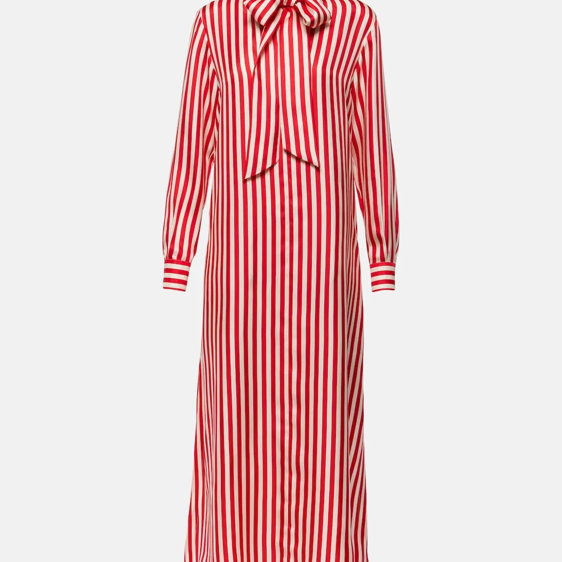 Max Mara - Faesite striped silk twill maxi dress