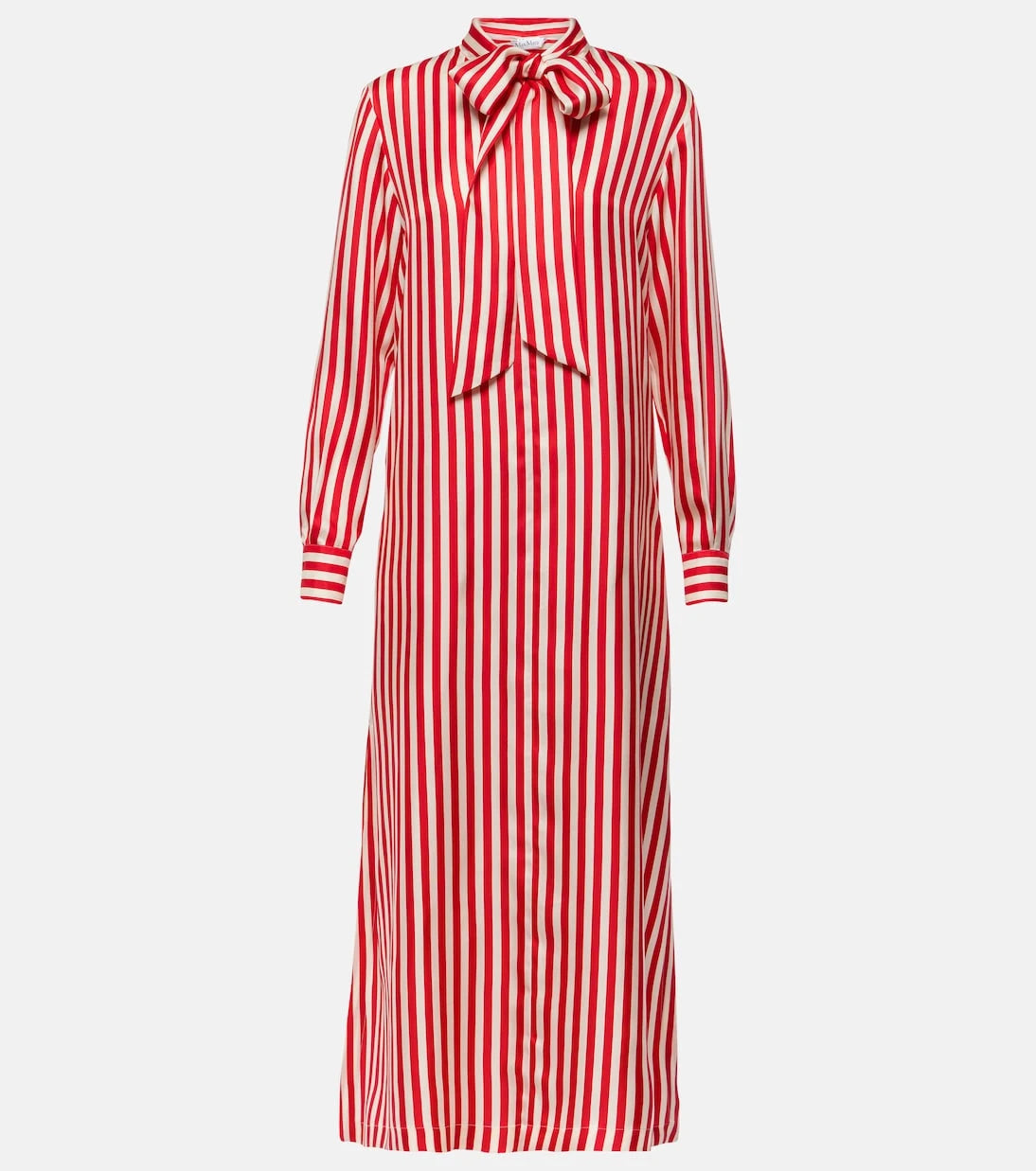 Max Mara - Faesite striped silk twill maxi dress