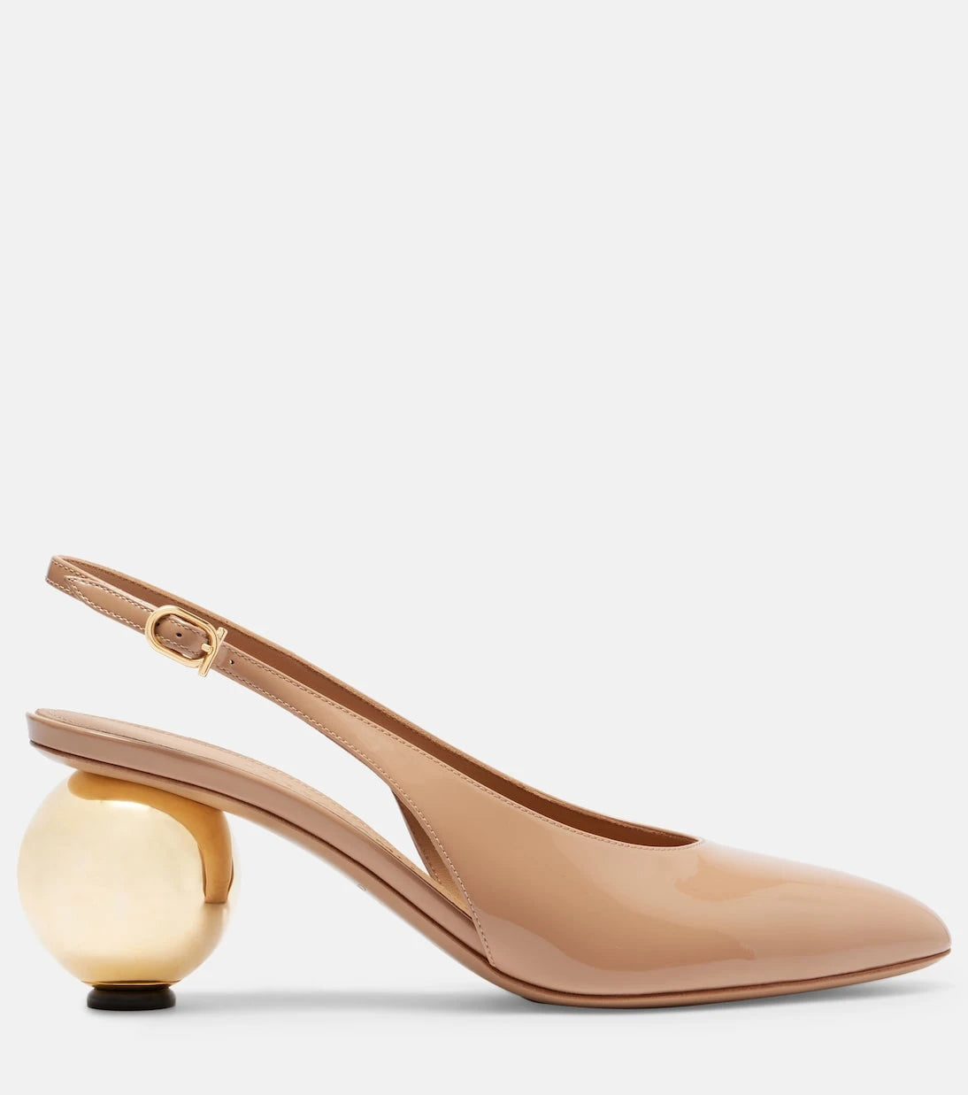 Ferragamo - Tessie 70 leather slingback pumps