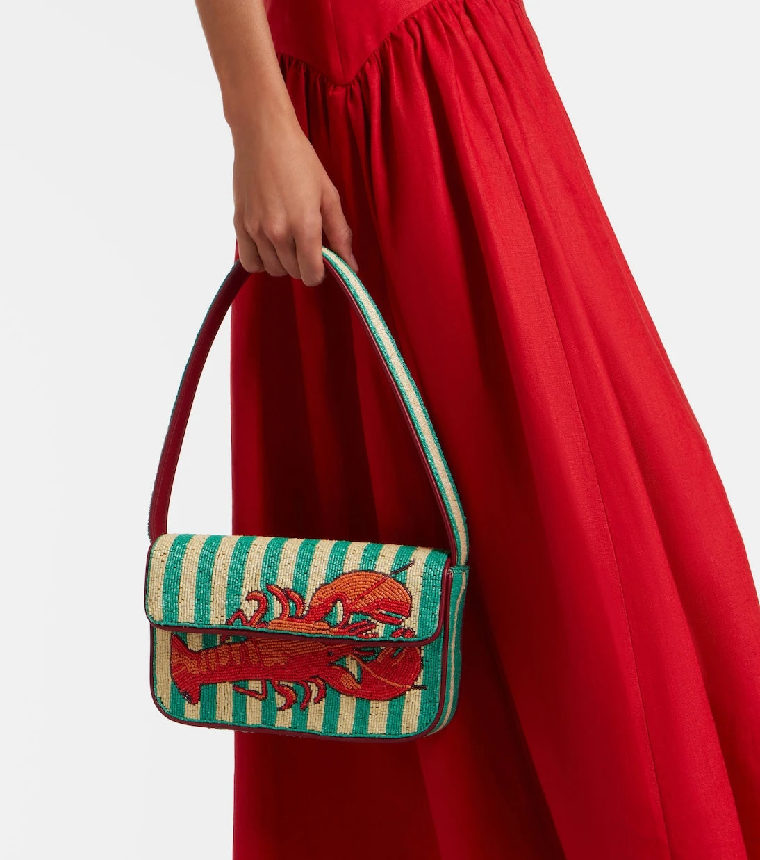 Staud - Tommy beaded shoulder bag