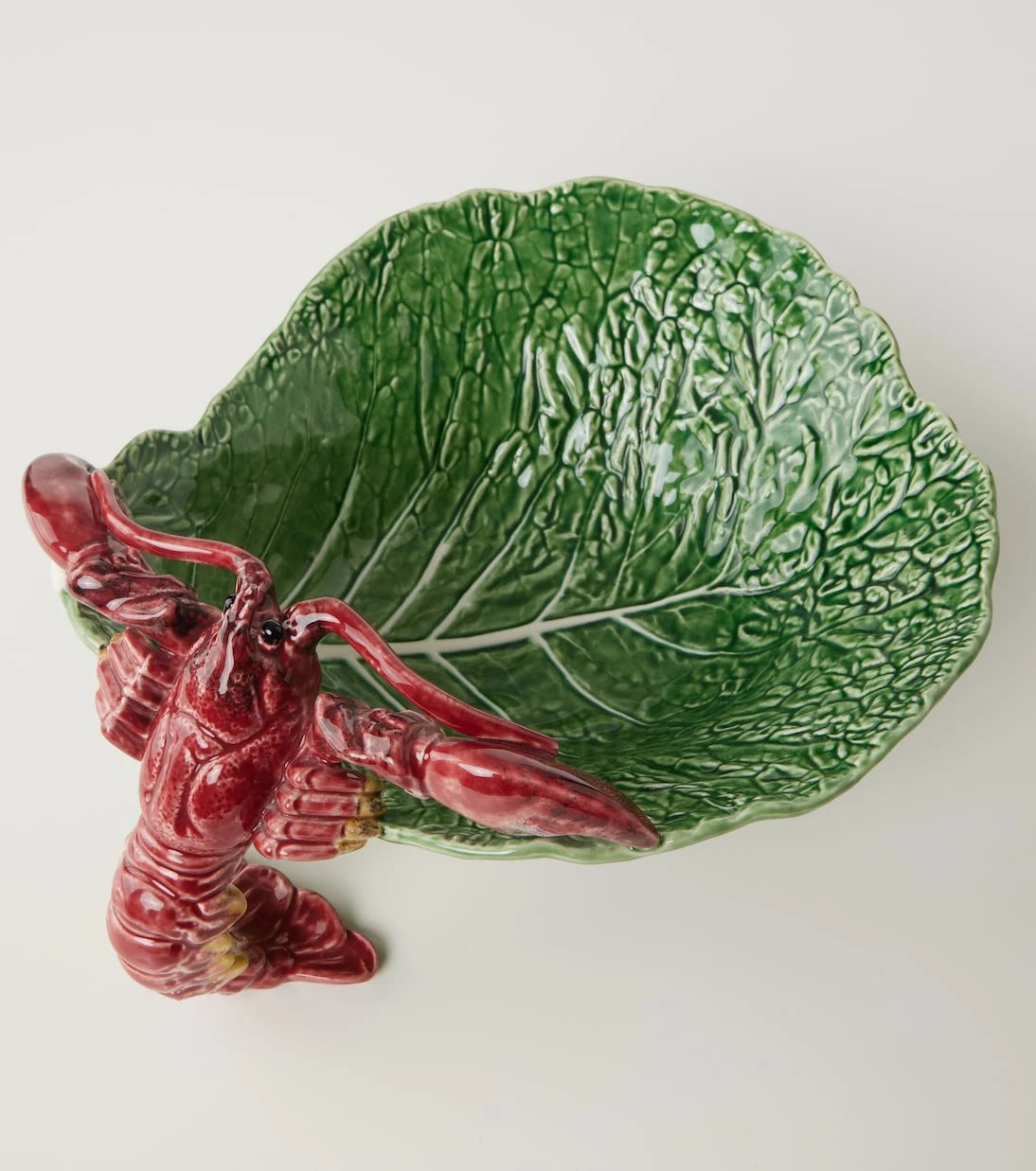 Bordallo Pinheiro - Cabbage With Lobsters salad bowl