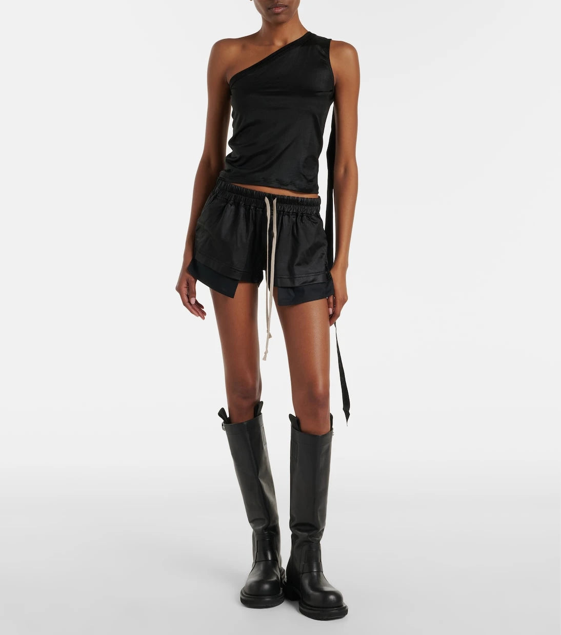 Rick Owens - Ziggy one-shoulder jersey top