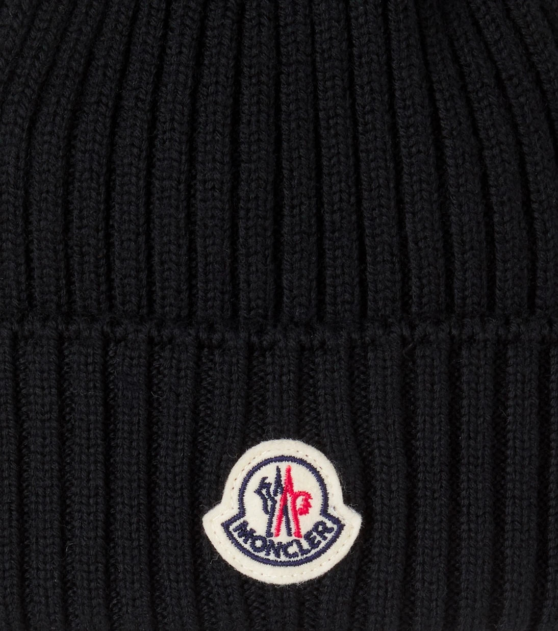 Moncler Enfant - Logo ribbed-knit wool beanie