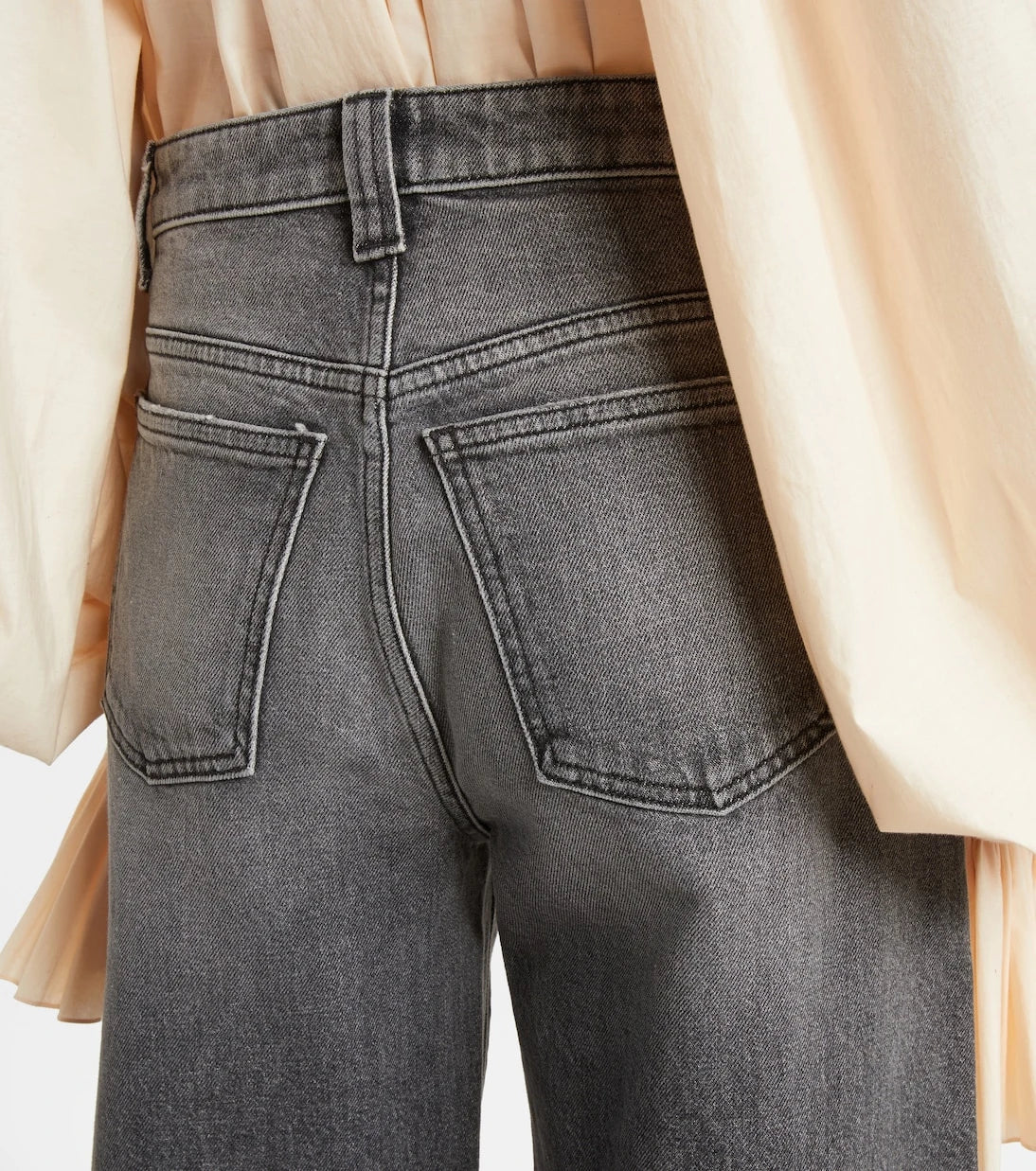 Khaite - Delina high-rise wide-leg jeans