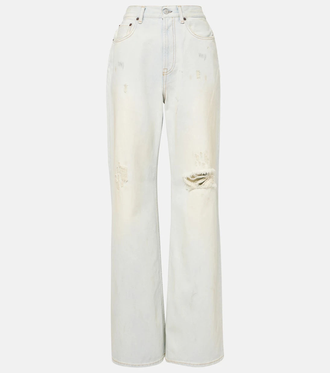 Acne Studios - Shorebreak cut-out straight jeans