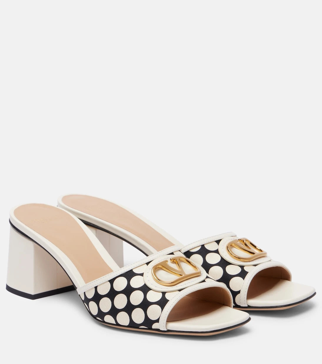Valentino Garavani - VLogo polka-dot mules