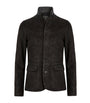 Leather Survey Blazer ANTHRACITE GREY