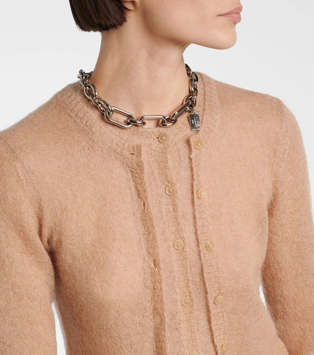 Acne Studios - Layered mohair and wool-blend cardigan