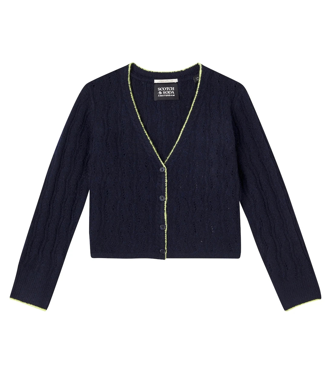 Scotch & Soda Kids - Saç örgü hırka