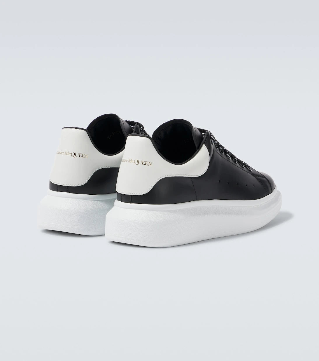 McQueen - Oversized leather sneakers