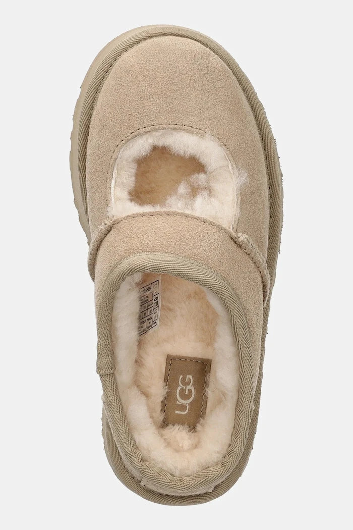 Детски велурени чехли UGG BEA MARY JANE