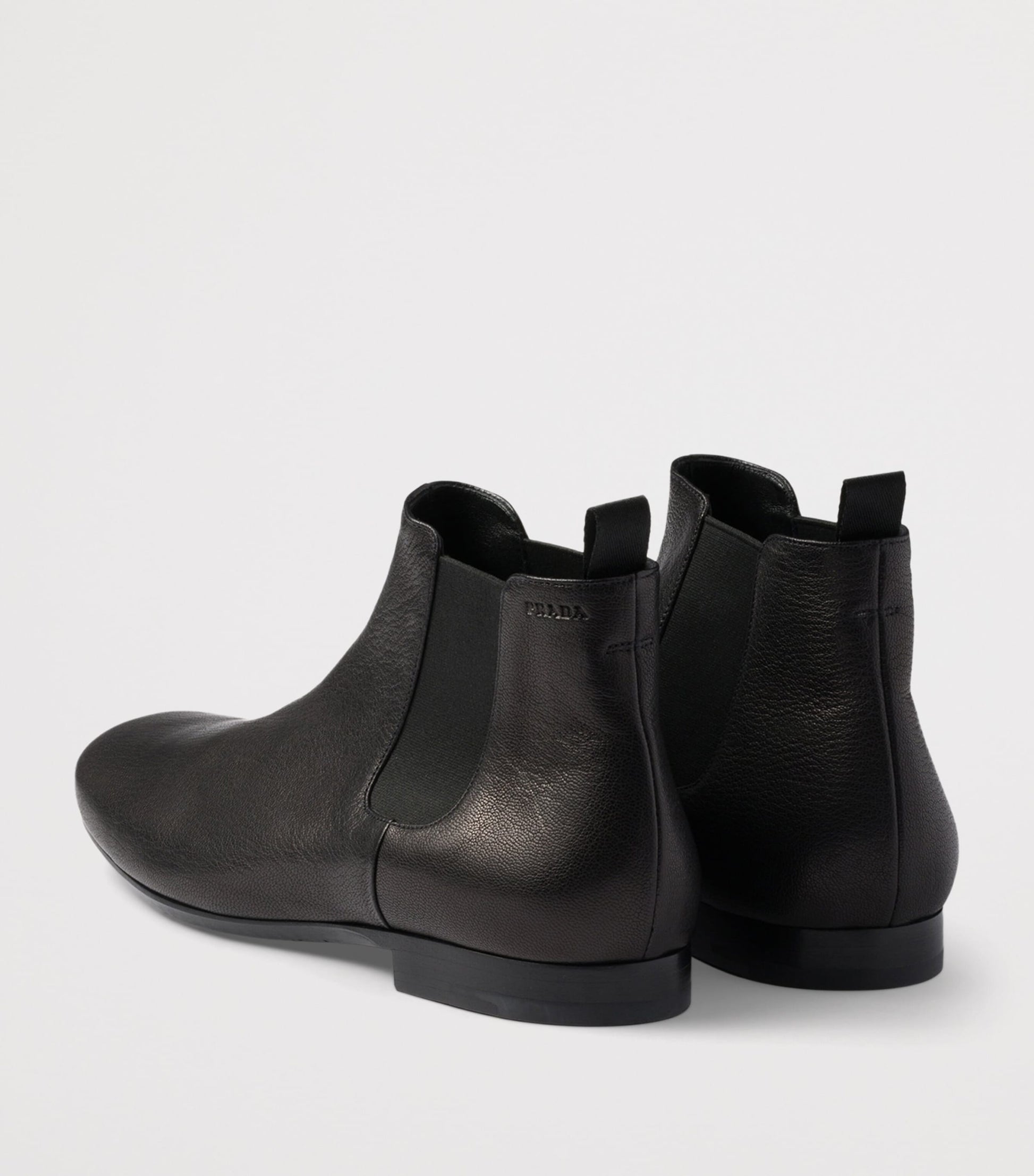 Prada Leather Chelsea Boots