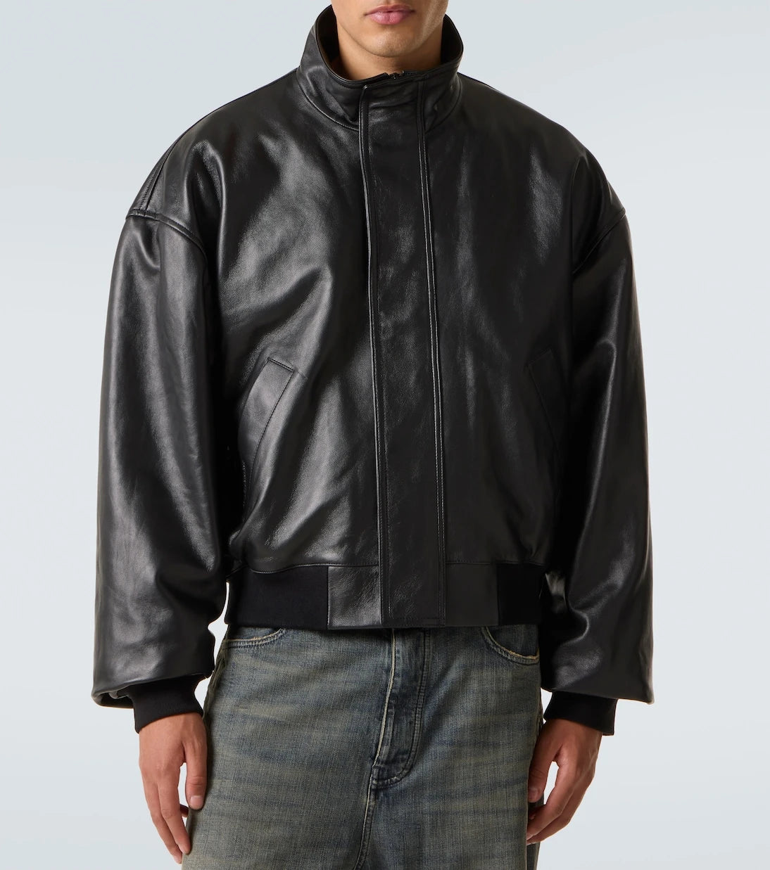 Balenciaga - Leather blouson