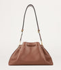 Brown Medium Cinch Leather Bucket Bag
