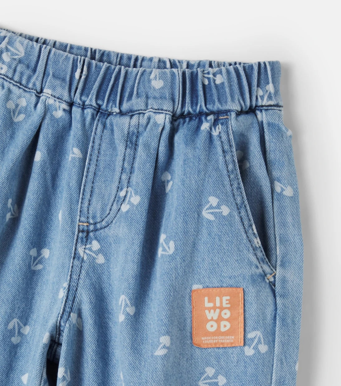 Liewood - Borris printed barrel-leg jeans
