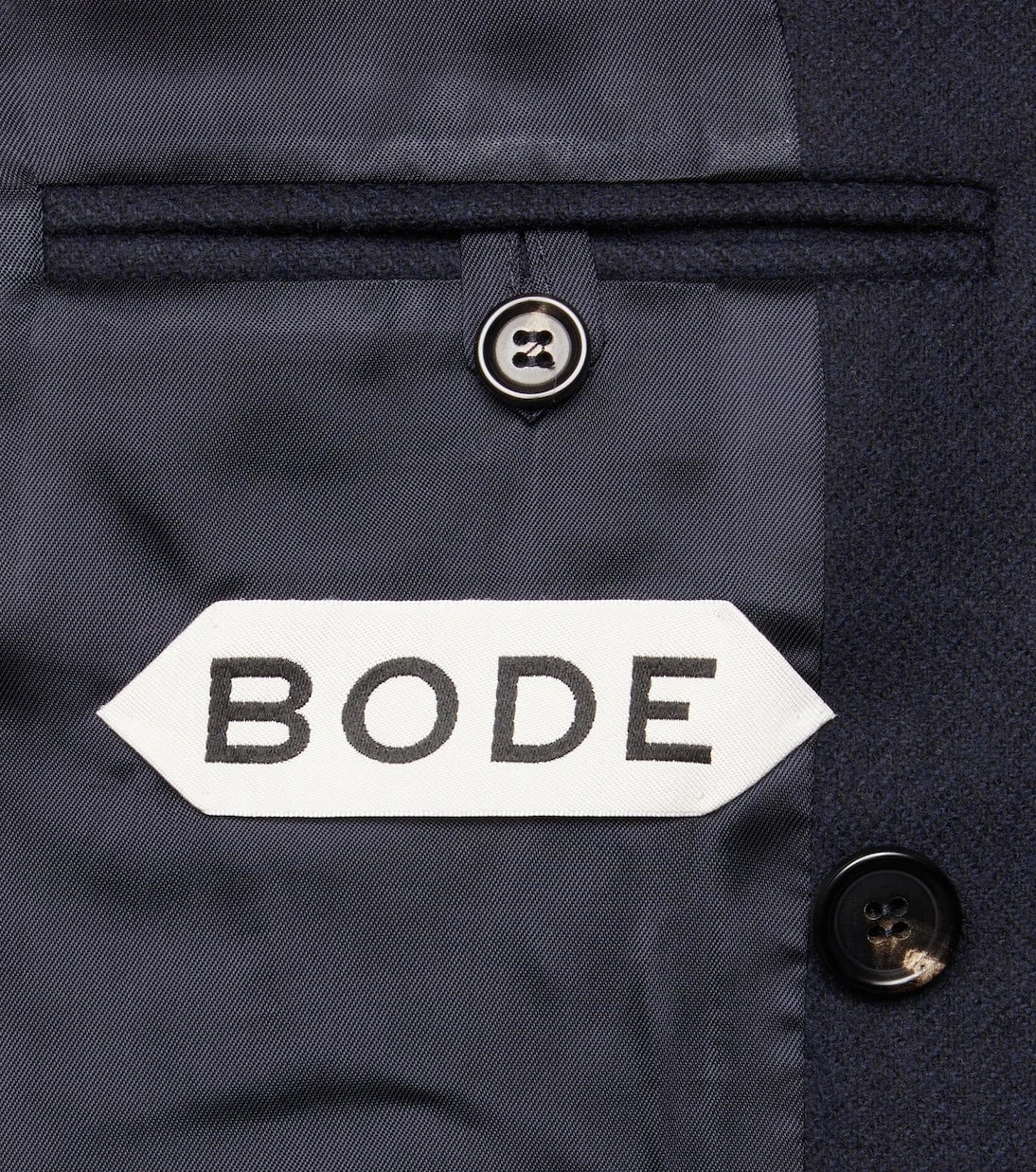 Bode - سترة بلايزر صوفية مطرزة بنقشة زهرة الثلج