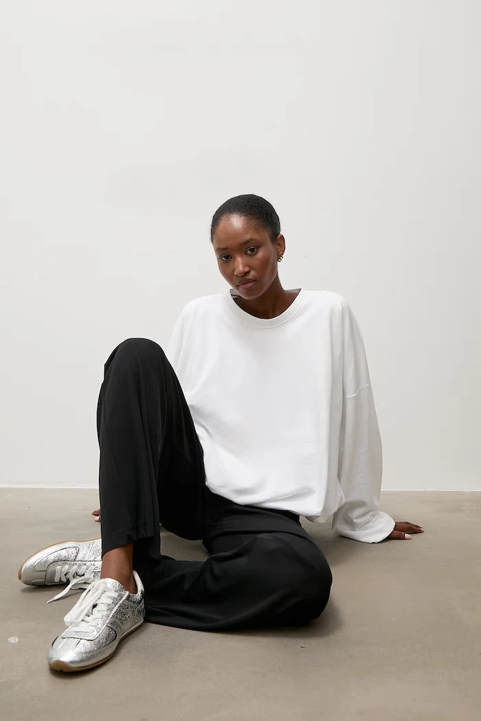Pamuklu kadın sweatshirt