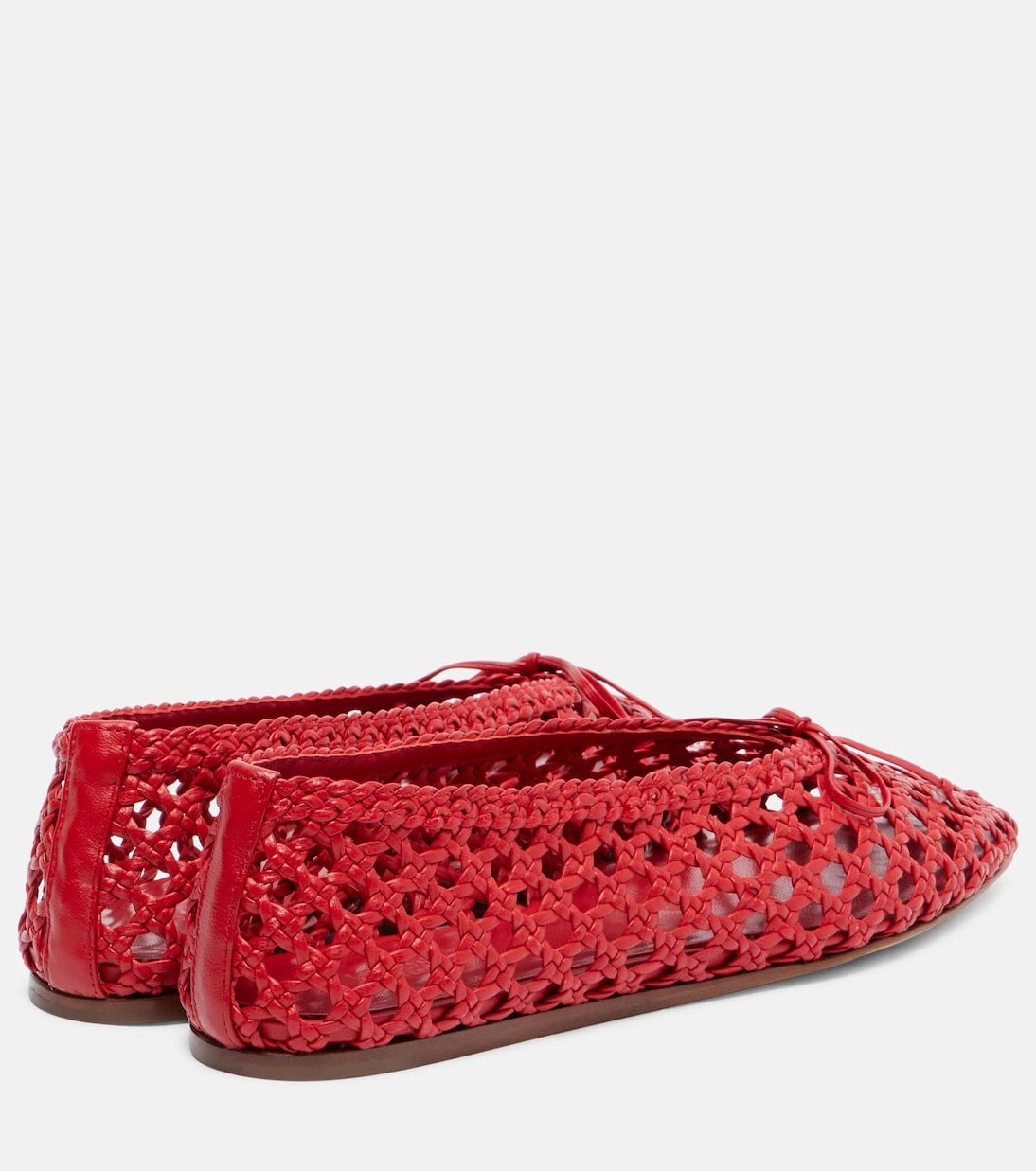 Le Monde Béryl - Regency woven leather ballet flats