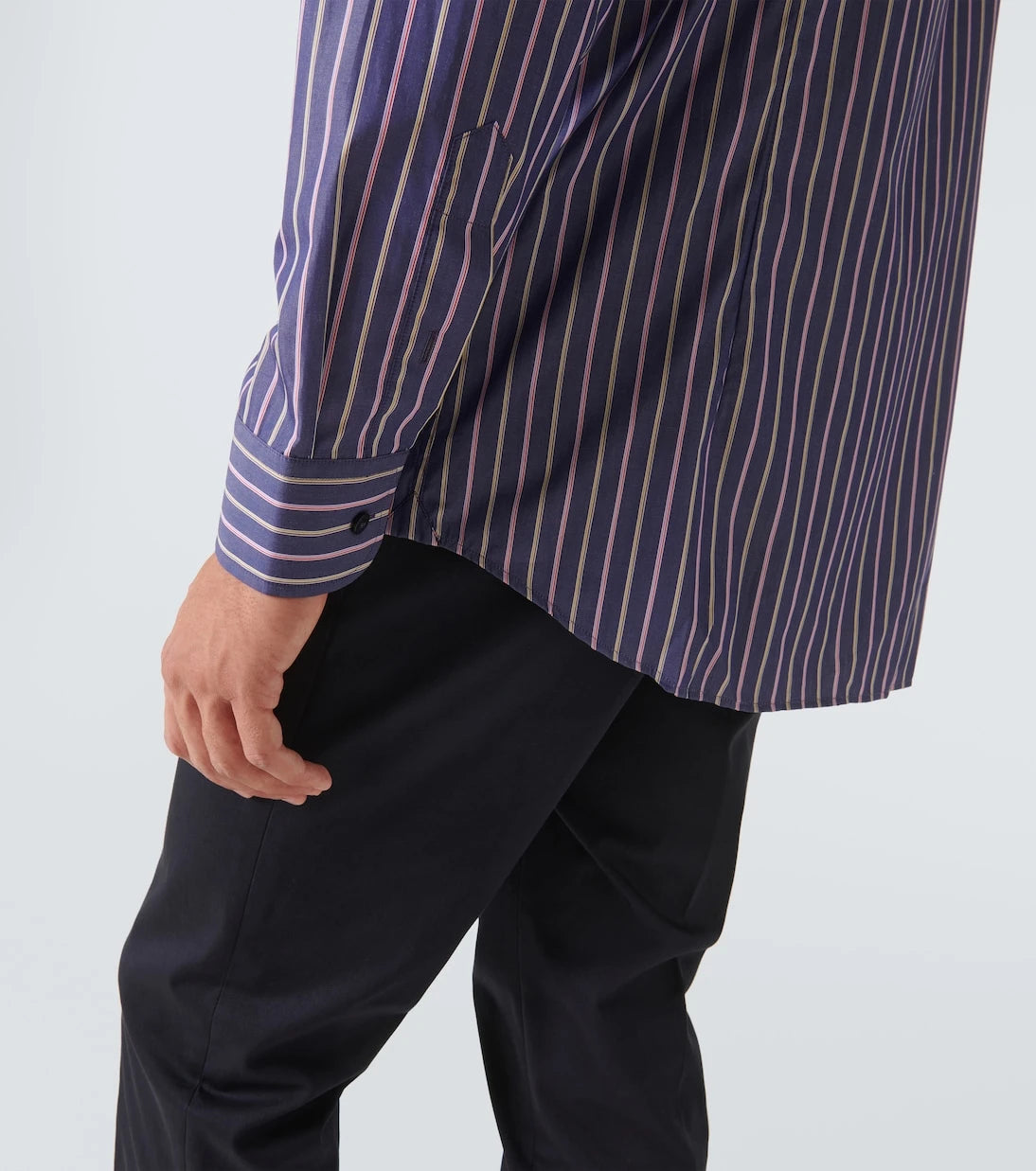 Etro - قميص قطني مخطط