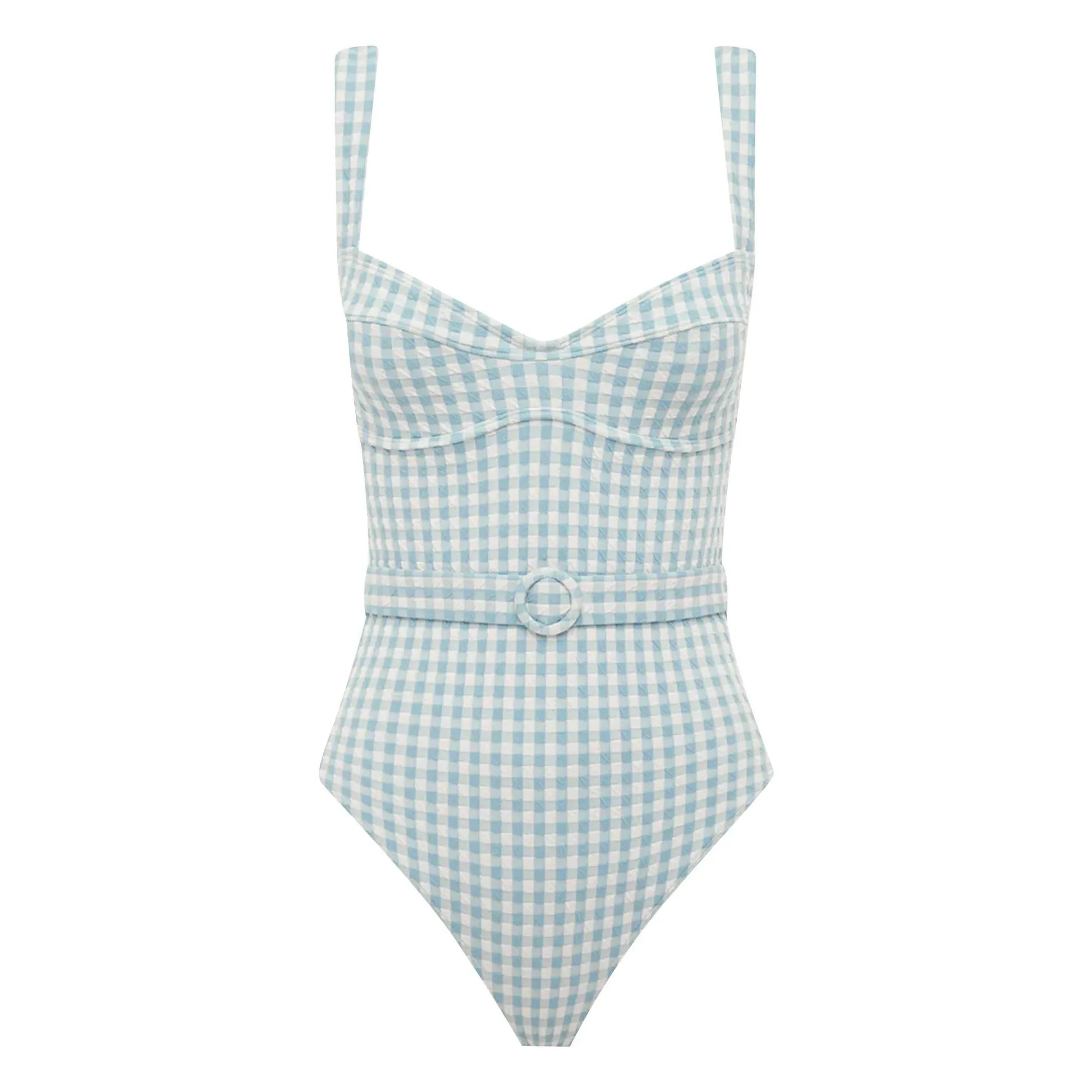 Peony - Vichy Forever One-Piece Swimsuit | Blue