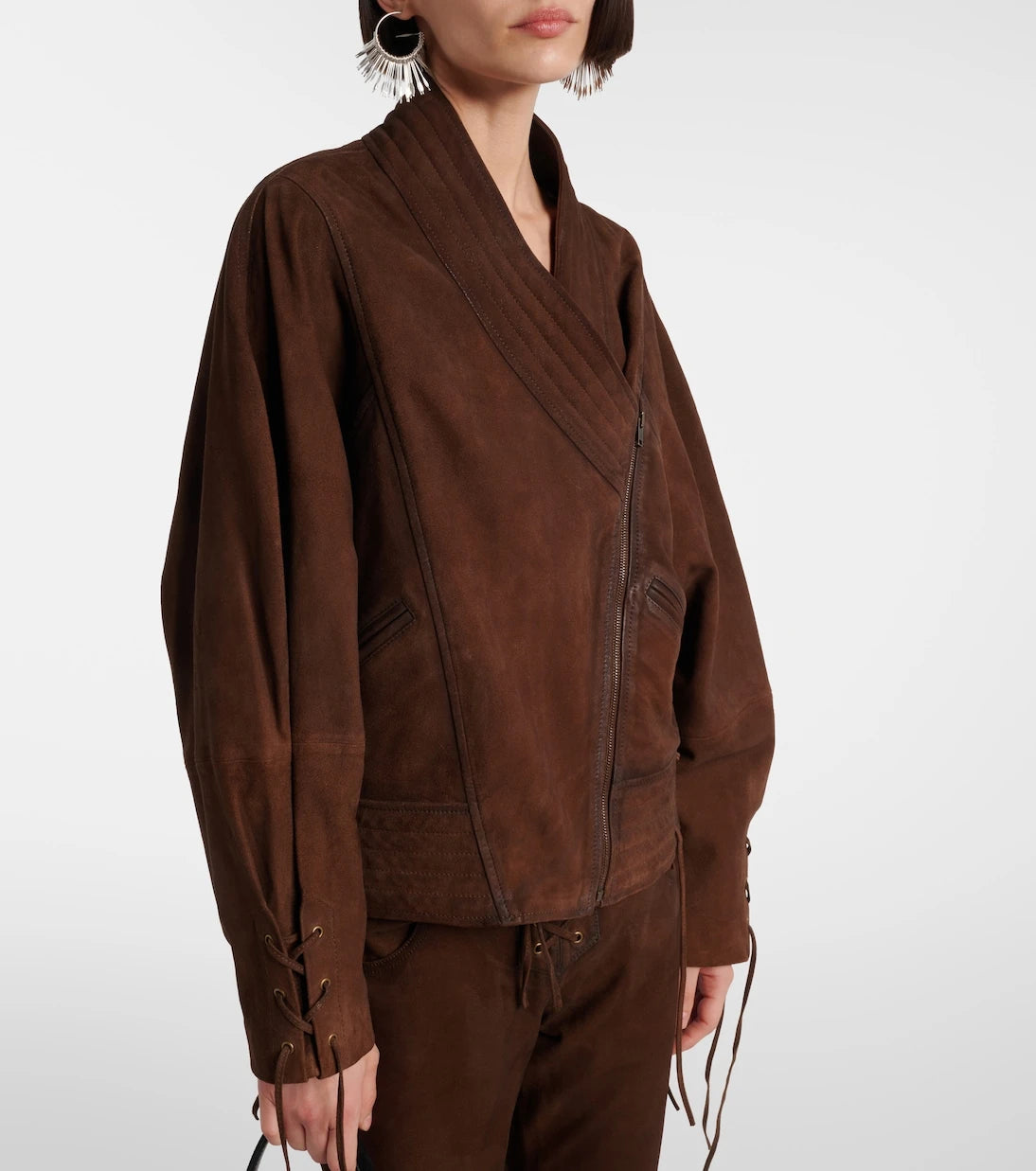 Isabel Marant - Edina asymmetric suede jacket
