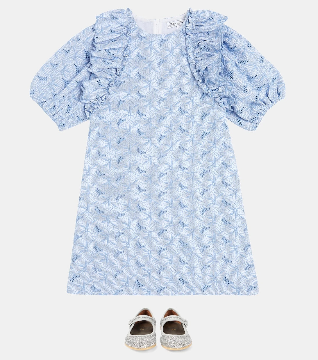 Tartine et Chocolat - Embroidered cotton dress