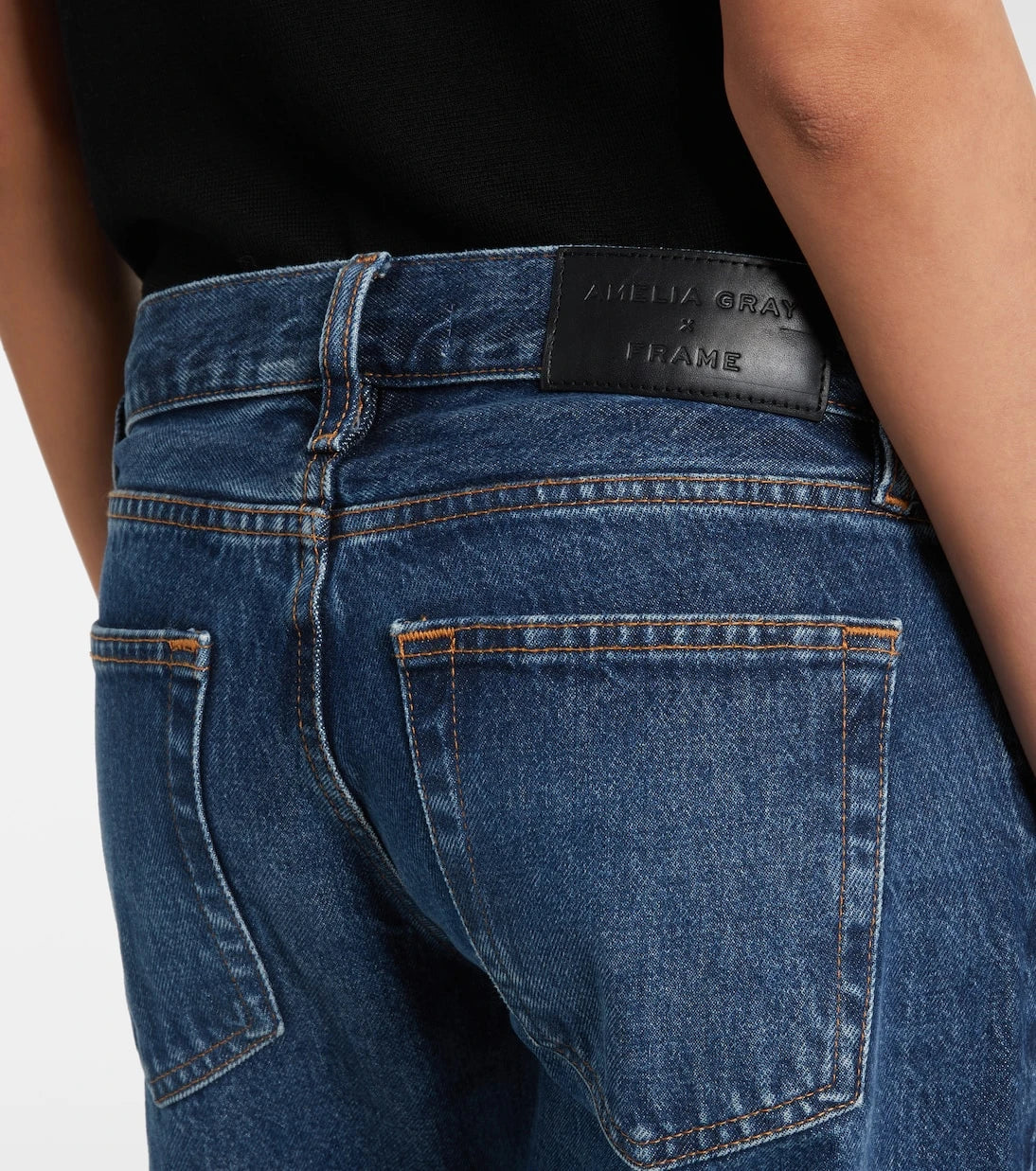 Frame - x Amelia Gray The Gray low-rise straight jeans