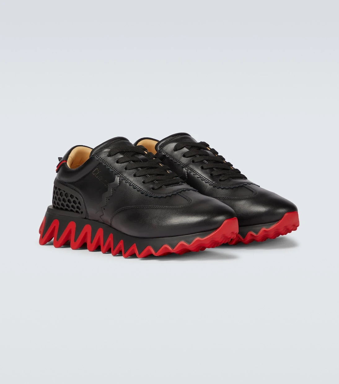 Christian Louboutin - Loubishark leather sneakers