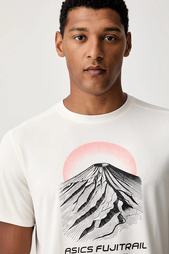 Asics erkek antrenman tişörtü FUJITRAIL LOGO SS TOP