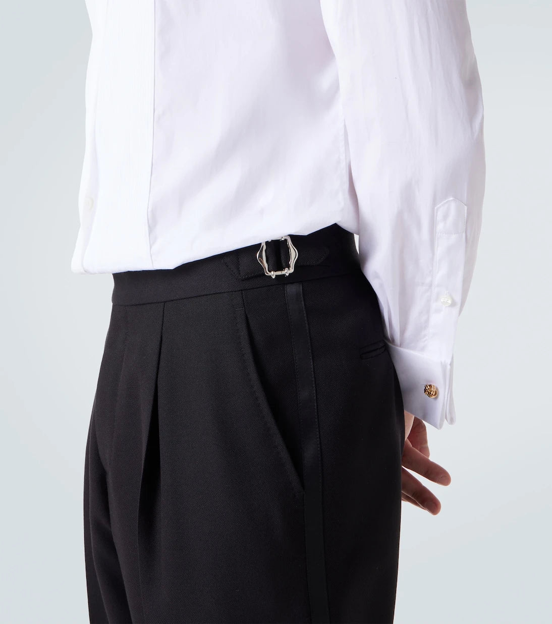Brunello Cucinelli - Silk, wool, and mohair suit pants
