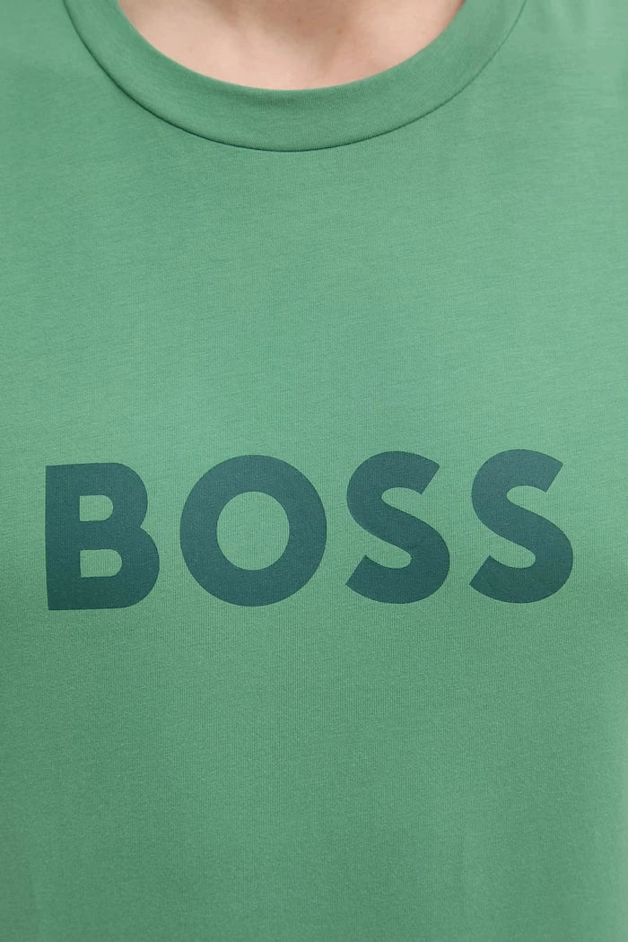 BOSS erkek pamuklu T-Shirt RN