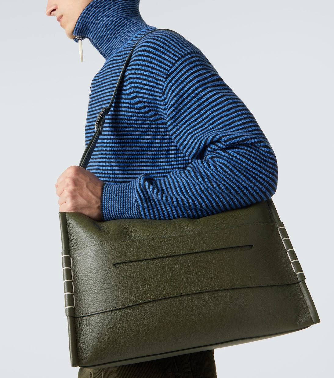 JW Anderson - Loafer leather messenger bag