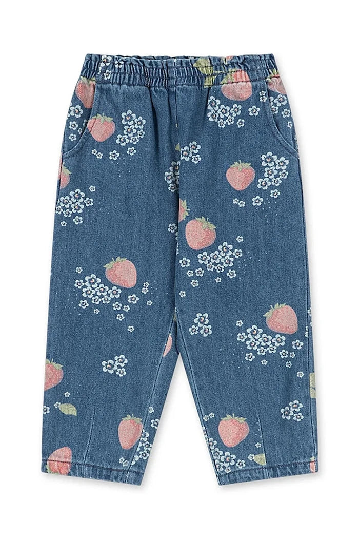 Konges Sløjd MAGOT FRILL PANTS GOTS Çocuk Jean Pantolon
