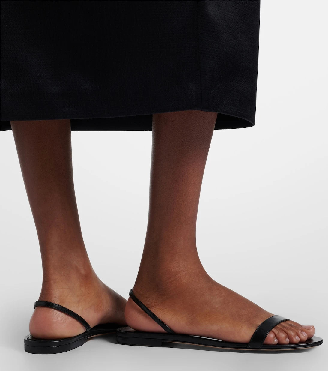 The Row - Ella leather sandals